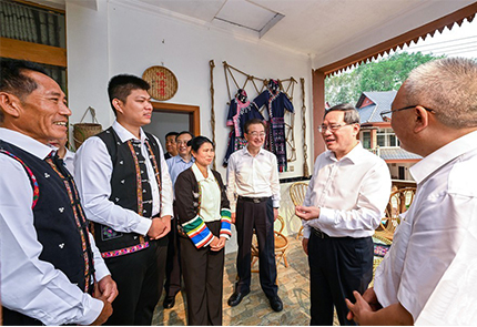 .李强在广西、云南调研